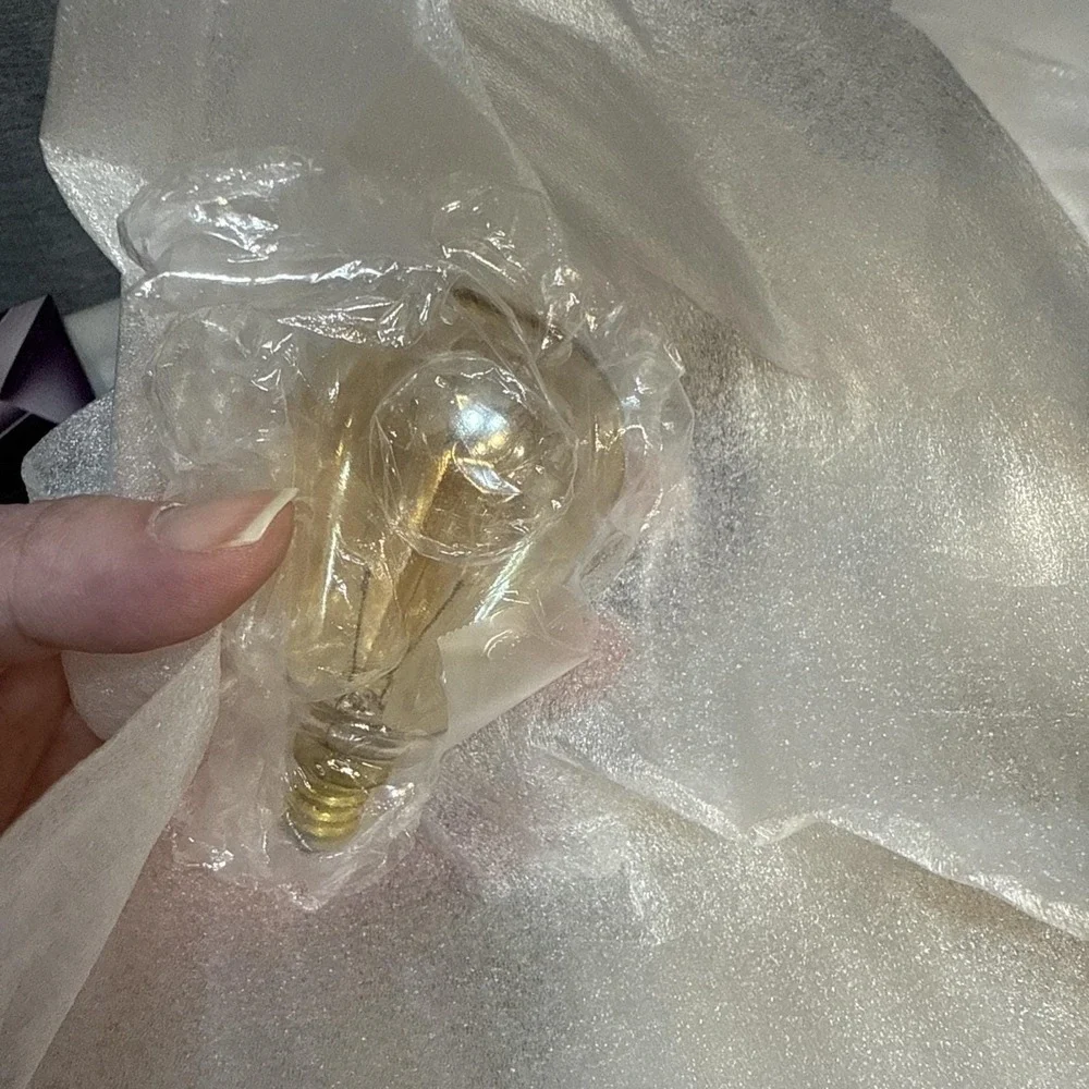 NEW‎ Scentsy Parlor Shade & Base Lampshade Collection Warmer Edison Bulb RETIRED